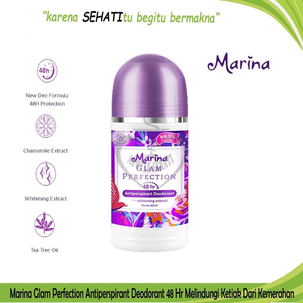 Marina Antiperspirant Deodorant Whitening Extract Mengatasi Bau Badan
