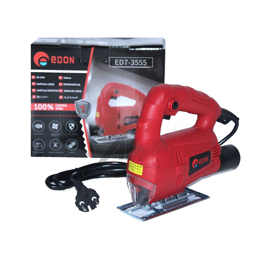 Mesin Gergaji Electric* Edon Jig Saw ED7-3555* Gergaji Kayu* Mesin Multifungsi