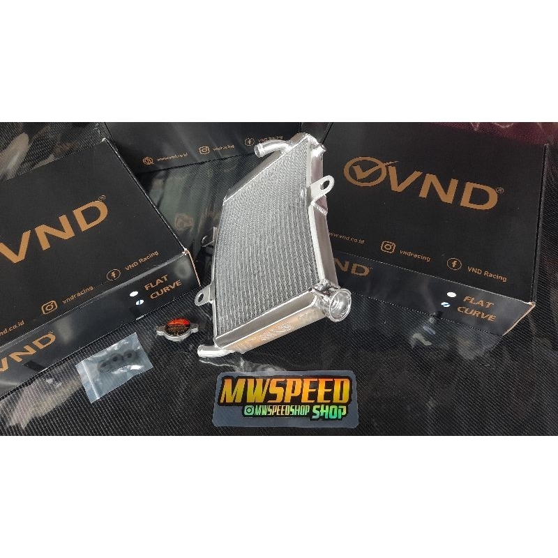 radiator almu vnd ninja150 rr/ radiator almunium/radiator almu ninja rr old & ninja rr new