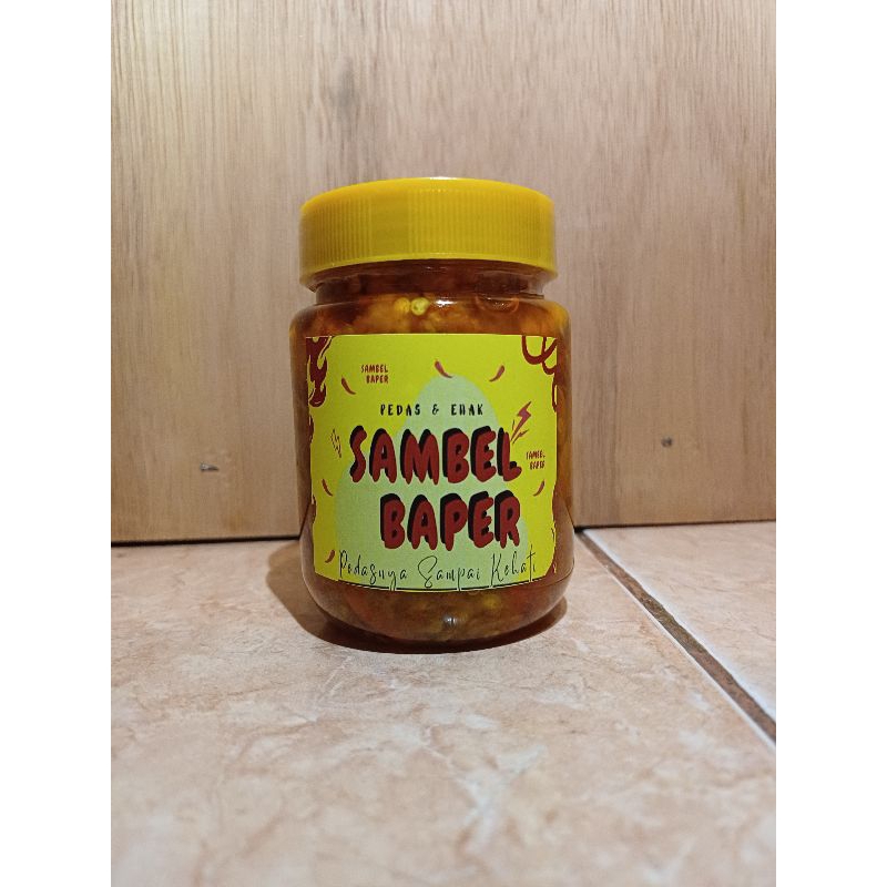 

Sambel Baper Ekstra Pedas Pedes Cabe Super Pedas Cabai Super Extra Sambal Bawang Cumi Uleg