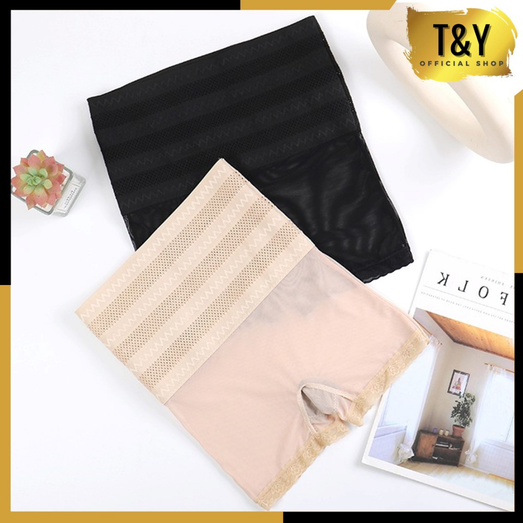 T&amp;Y Korset Wanita Pengecil Perut 6768 Slimming Pants High Waist Pembentuk Tubuh Celana Dalam Wanita Pengencang Bokong Celana Korset Pelangsing Tubuh Murah Import