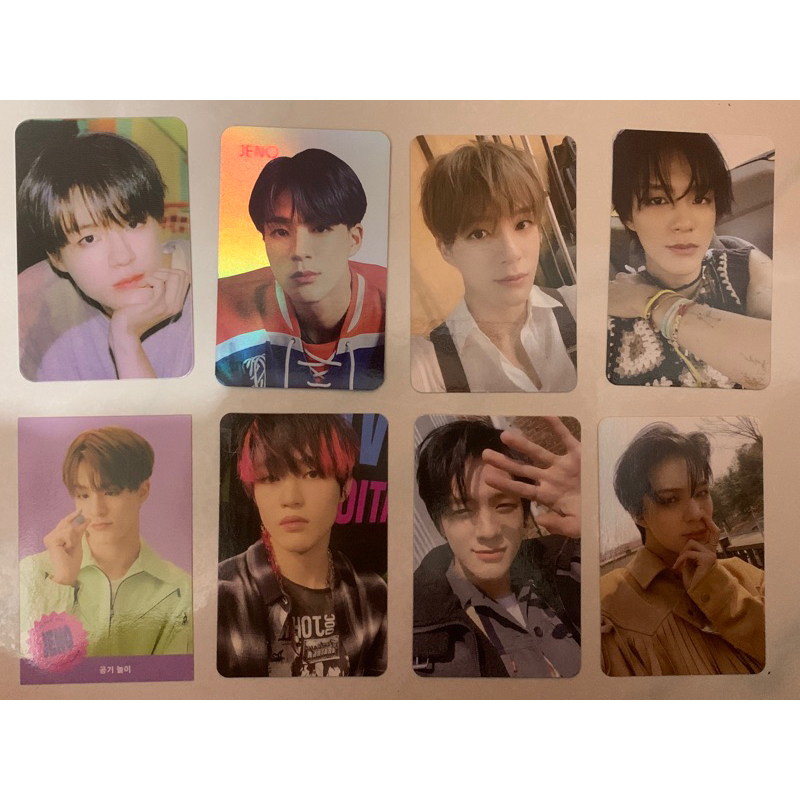 PC JENO CHILLING AR JENO PC JENO HELLO FUTURE PC JENO AGENT MARK AGENT CHENLE GLITCH MODE MURAH NCT 