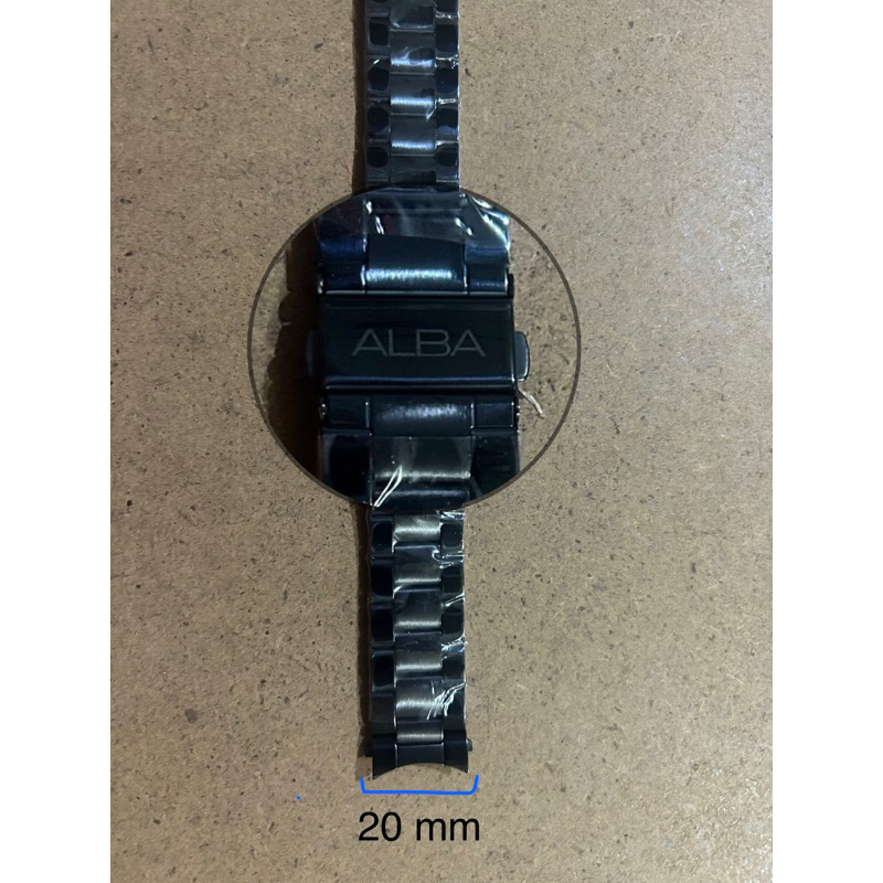 tali rantai jam alba stainless
