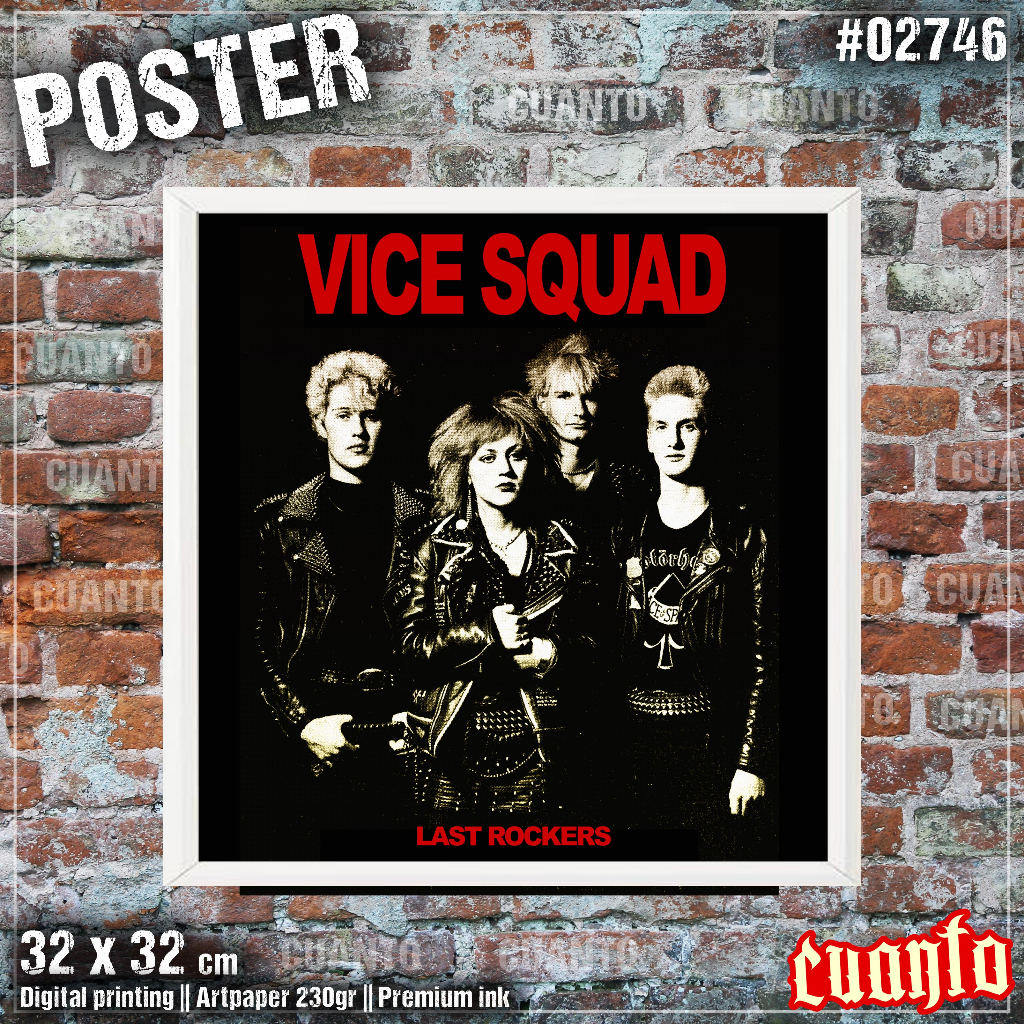 Poster Band Punk Rock Vice Squad