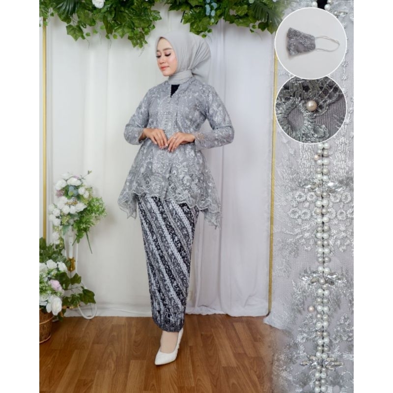 Kebaya Tunik / Tunik Brokat / Kebaya Modern / Kebaya Tile / Kebaya kutu baru modern/ Batik Couple