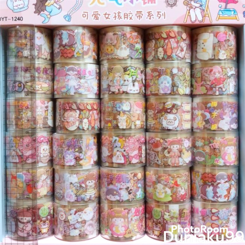 

sticker momo kaca rolling 1pc / stiker tempel karakter anak / stiker roll