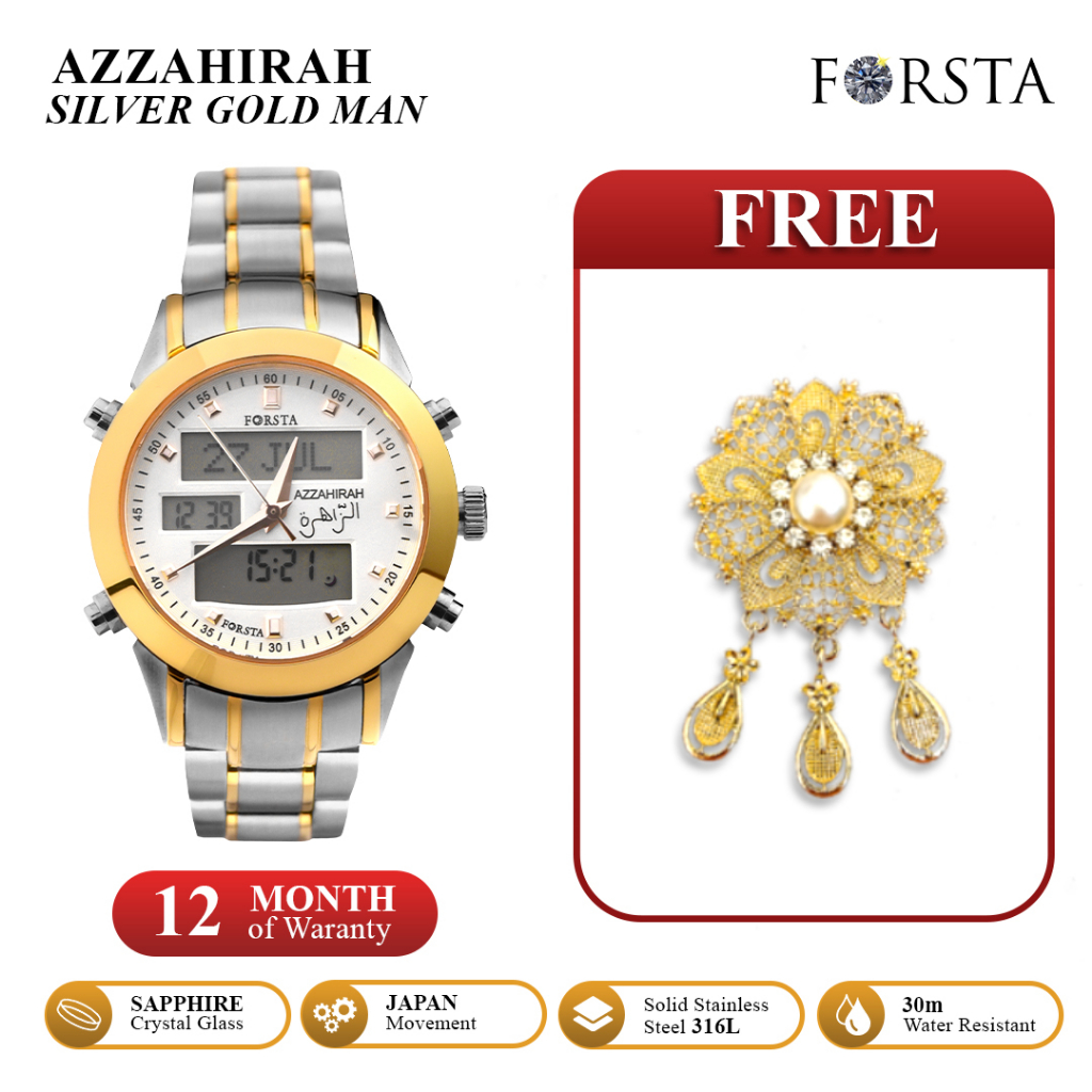 Forsta Azzahirah Silver - Woman Jam Kesehatan Muslim
