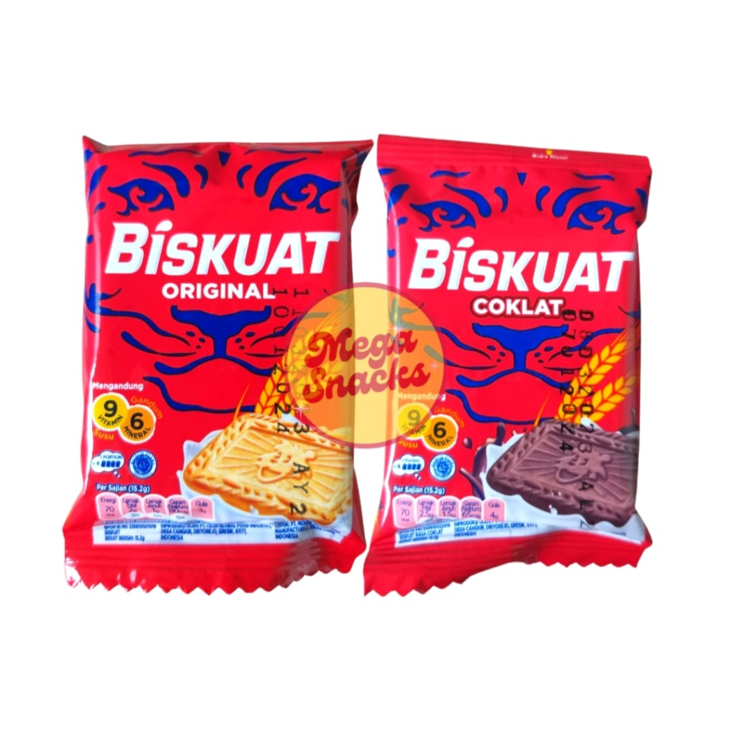 

[PROMO!!] Biskuit Biskuat 15.2 gr SATUAN / ECERAN - cemilan biskuit nikmat diskon termurah enak