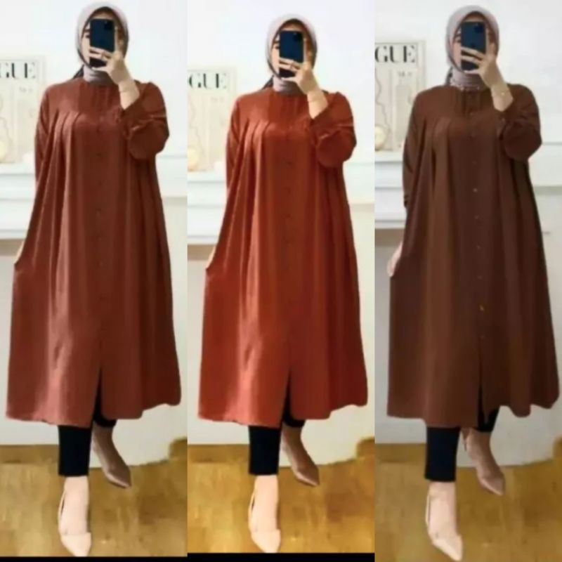 ORISA TUNIK OVERSIZE CRINKLE TERLARIS