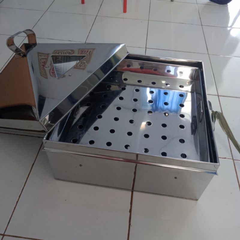 Klakat / Kukusan Kotak / Kukusan Steamer Stainless Uk.45 cm