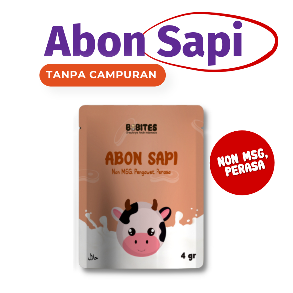 Abon Bayi Rasa Sapi Kemasan Sekali Makan Travelling Size 4 Gram