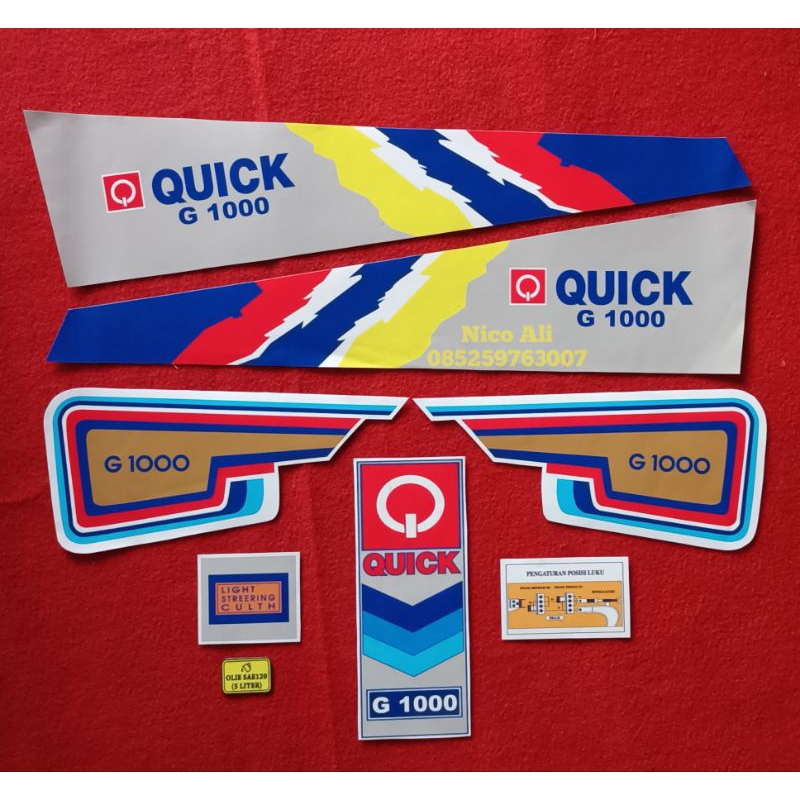 

Stiker quick g1000