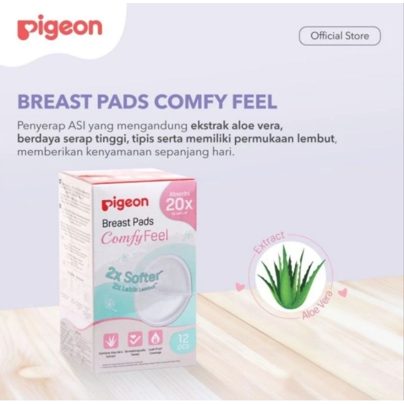 Pigeon Breast pad breastpads penyerap asi breastpad Comfyfeel isi 20 pcs