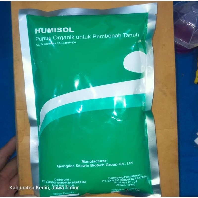 Asam Humat Humisol 500gr Asam Humat Pupuk Pembenah Tanah 500 Gr