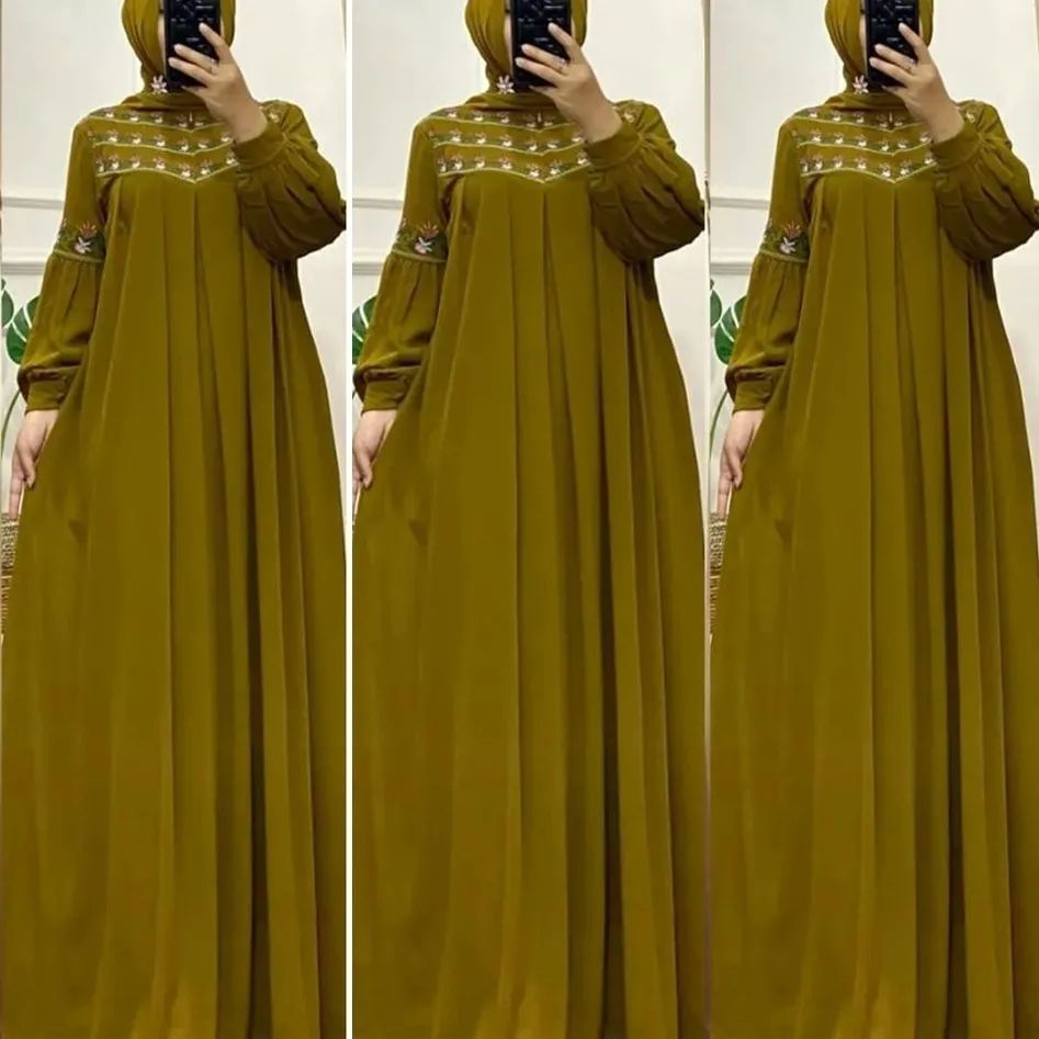 AIRIN MAXY DRESS GAMIS CERUTY PREMIUM CANTIKA DRESS DRESS WANITA TERBARU 2023 GAMIS WANITA BAHAN CERUTY APLIKASI BORDIR MEWAH