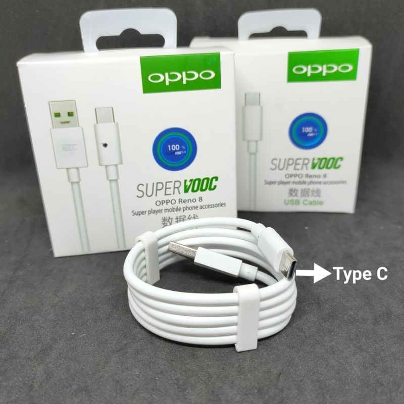 Kabel Data Oppo Type C ORI 4A SUPER VOOC DART 100% USB Cable Oppo