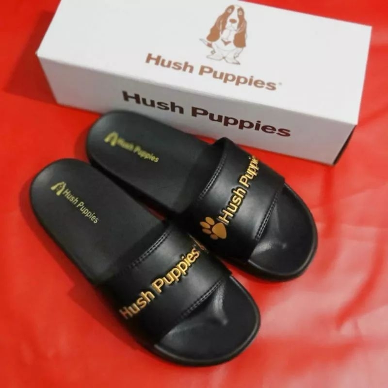 Sendal Hush Puppies Sandal Slop Selop Slide Hush Puppies TERLARIS Grade Original Pria/Wanita COD