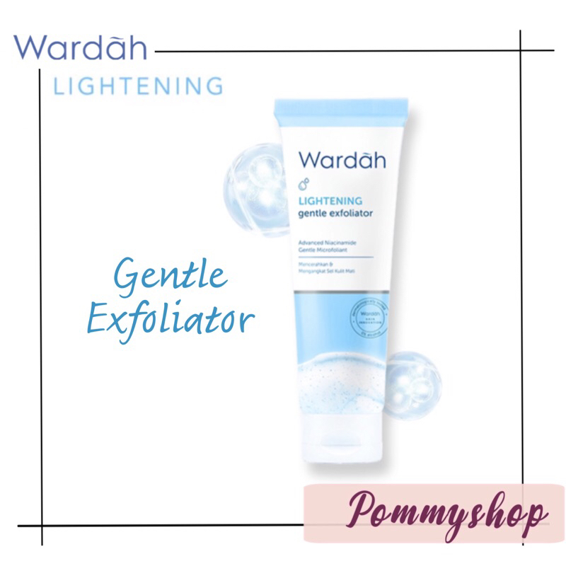 Wardah Lightening Gentle Exfoliator 50ml | Pembersih Wajah