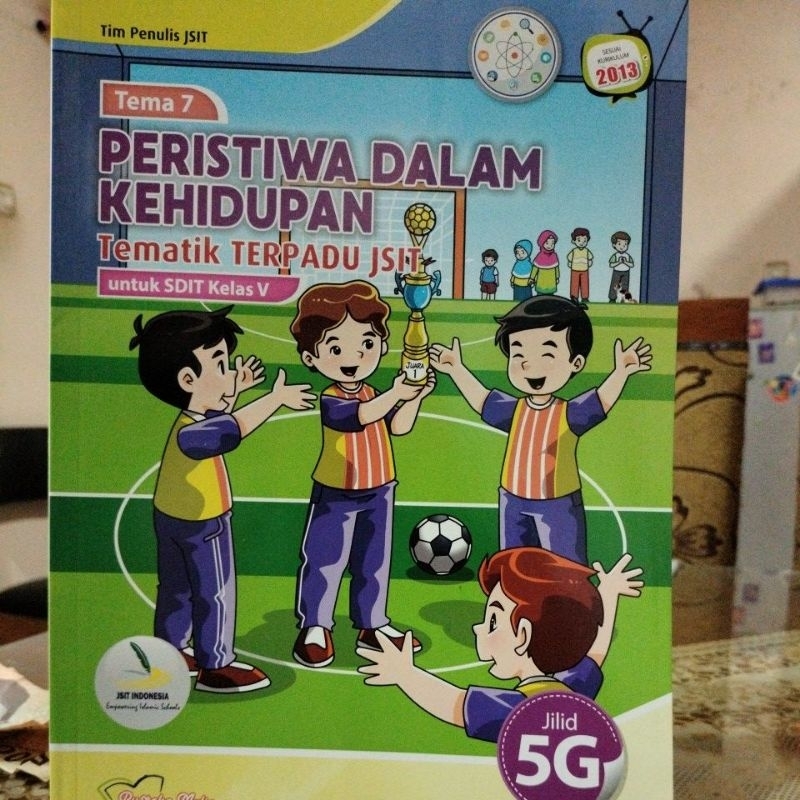 Tematik SDIT kelas 5 tema 7 Jilid 5G, Tematik Terpadu JSIT,  Pustaka Mulia