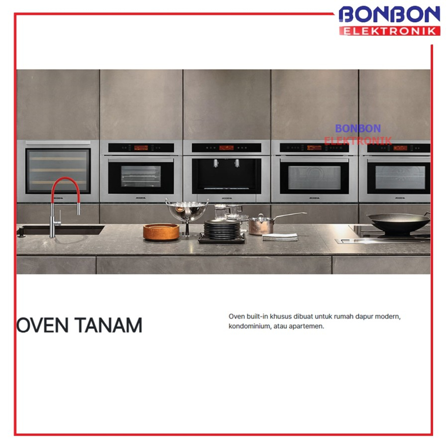 Modena Built-in Gas Oven 67L BO 4660 / BO-4660 Oven Tanam