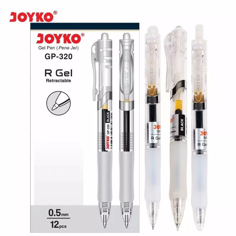 

Pulpen Joyko R Gel Gp-320 White Series