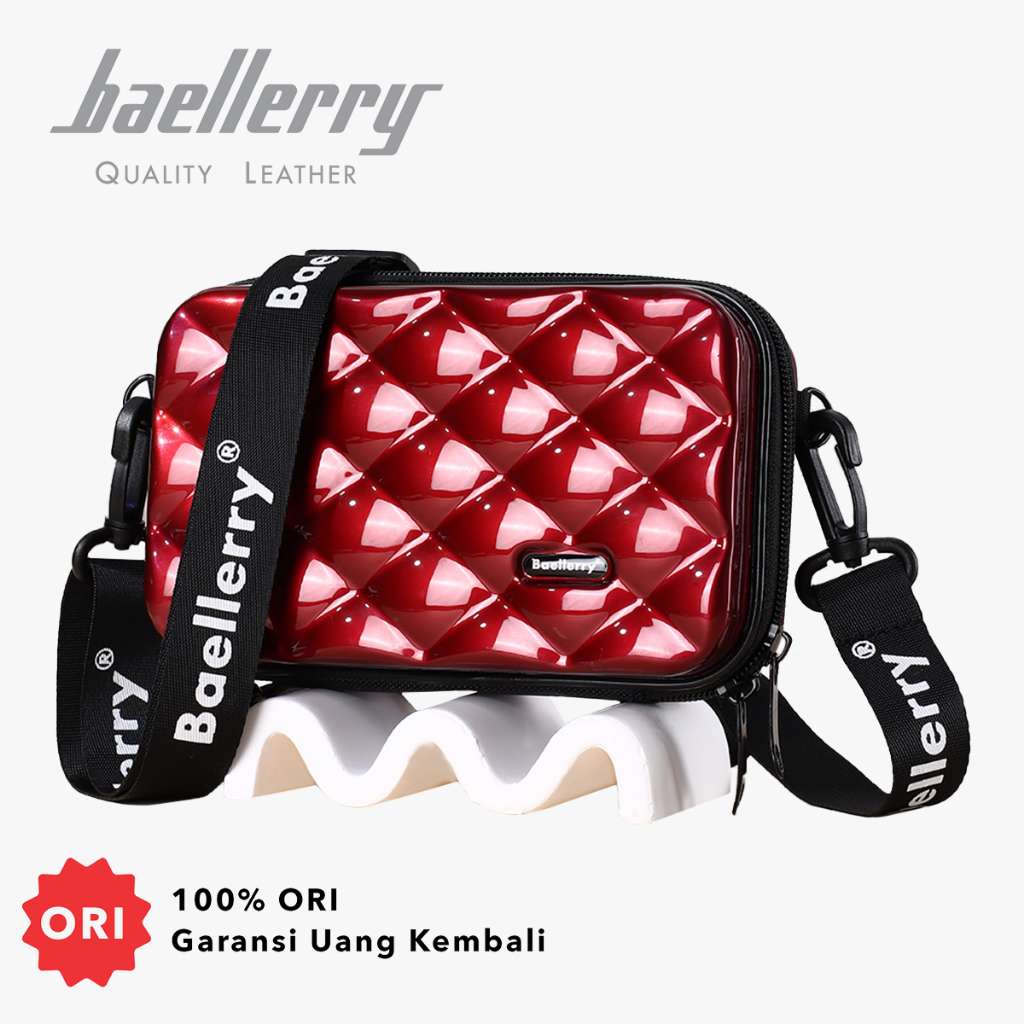 BAELLERRY N1206 Tas Selempang Wanita Tas Handphone Sling Bag PVC ABS WATCHKITE WKOS