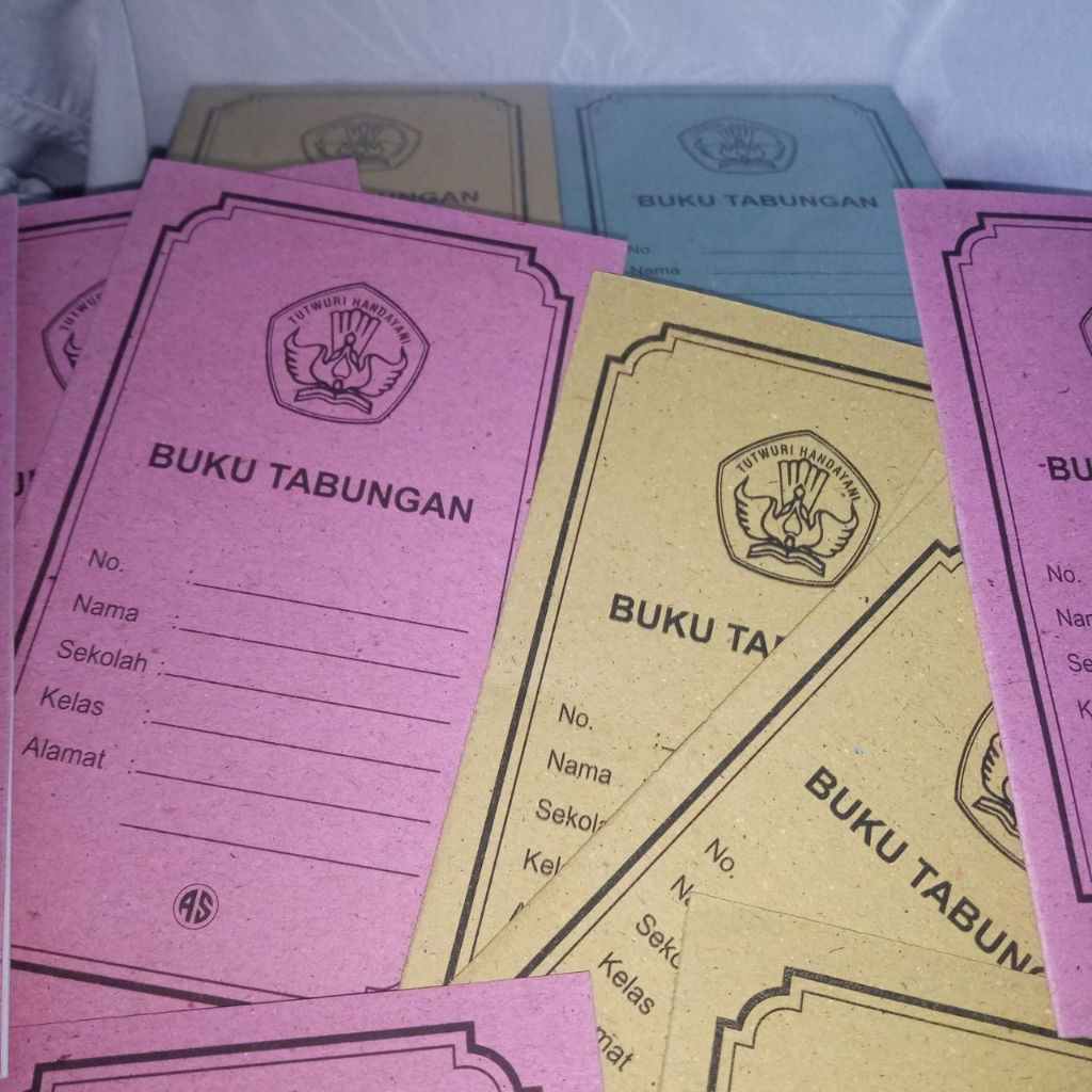 

BUKU TABUNGAN SEKOLAH/BUKU TABUNGAN POLOS ( Ready Stock)