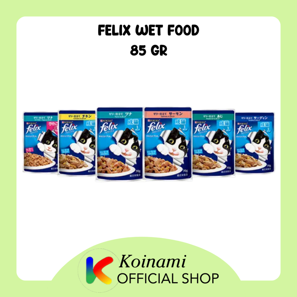 FELIX WET FOOD 85gr / Kitten / Adult / Purina