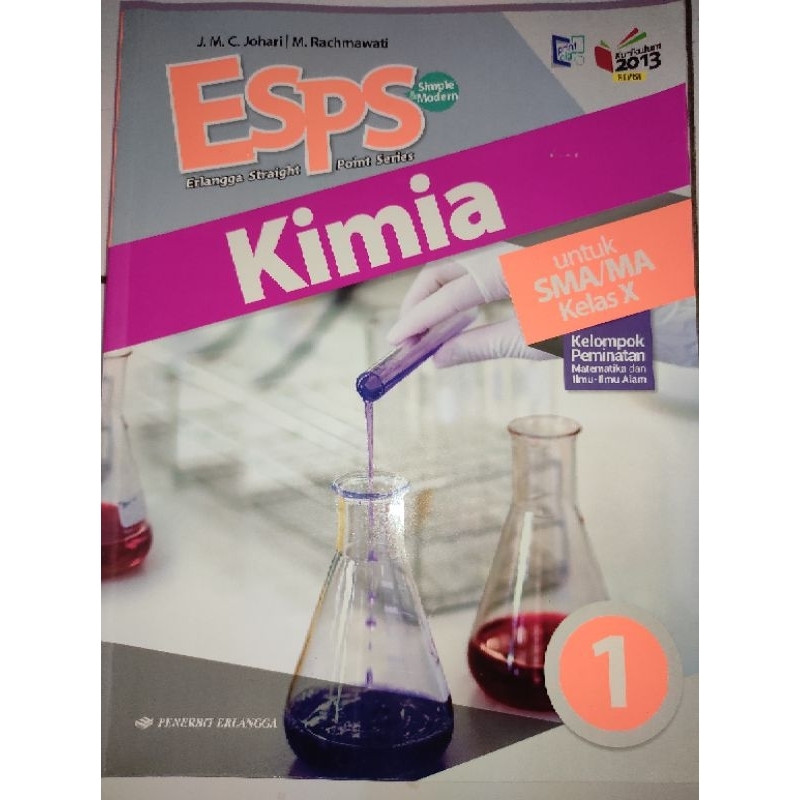 Buku Erlangga ESPS Kimia Kelas 10 (X)