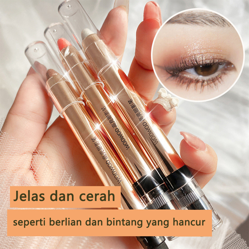 MKING Eye Shadow Eyeshadow Gliter Cream Shimmer Single Eyeshadow stik kosmetik wanita Waterproof makeup kecantikan premium