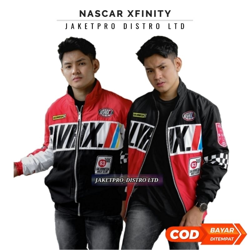 Jaket Nascar Racing Pria SLVHX Tebal Jaket Balap Xfinity Original Salvio Hexia