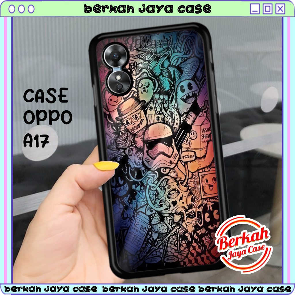 Case hp Oppo A17 Casing Hp Oppo A17 Casing [GRAFTY ] Casing Terbaru Case Karakter Lucu Casing Lucu C