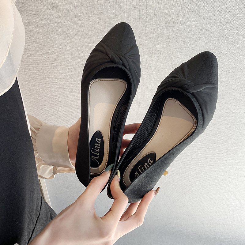 CYS Sandal Hak Wanita Jelly Motif Pita Simpul Kekinian Sepatu Cewek Kantoran Flatshoes Casual Korea Fashion Style Slip On SPT-62