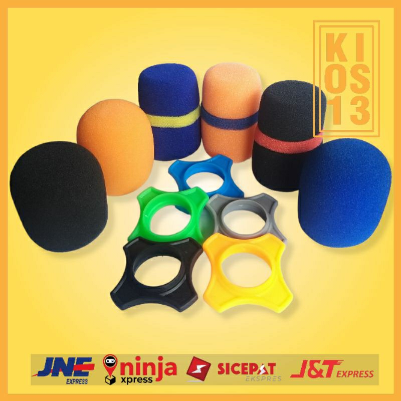 Gelang Ring Karet Silicone Mic Microphone Mikrofone Busa Mic Wireless Mikrofon