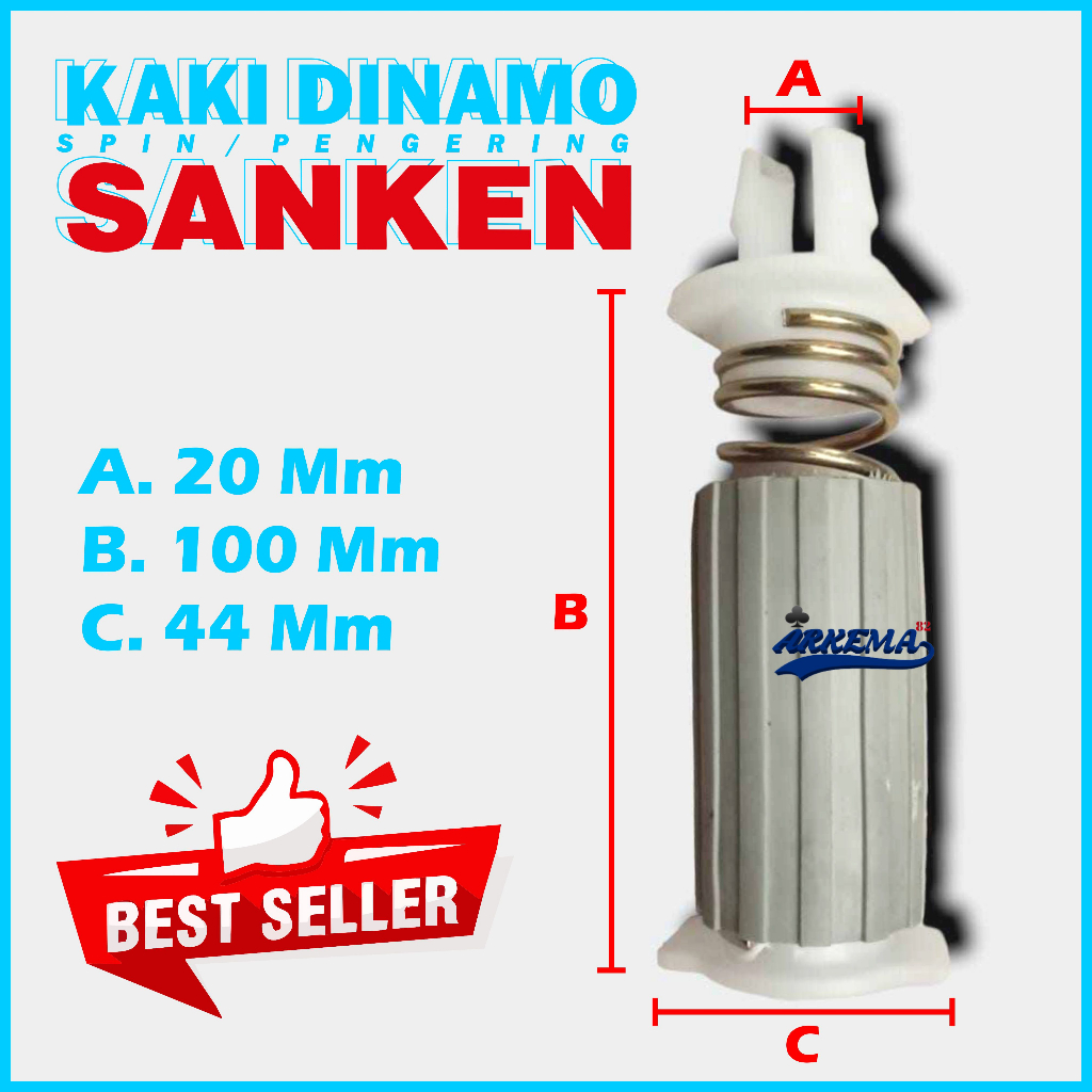 KAKI DINAMO SPIN SANKEN ORIGINAL | DUDUKAN PER SPRING PENGERING MESIN CUCI 2 TABUNG SANKEN | PEREDAM DINAMO SPIN SANKEN