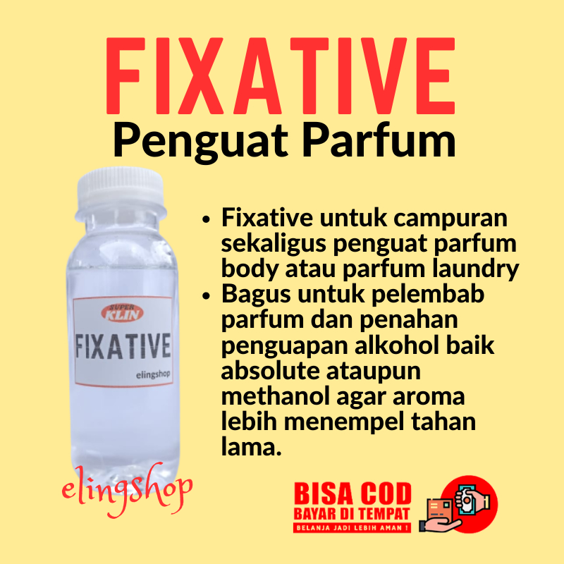 Fixative Fixativ Fixatif Cairan Pelarut Penguat Parfum 100 ml