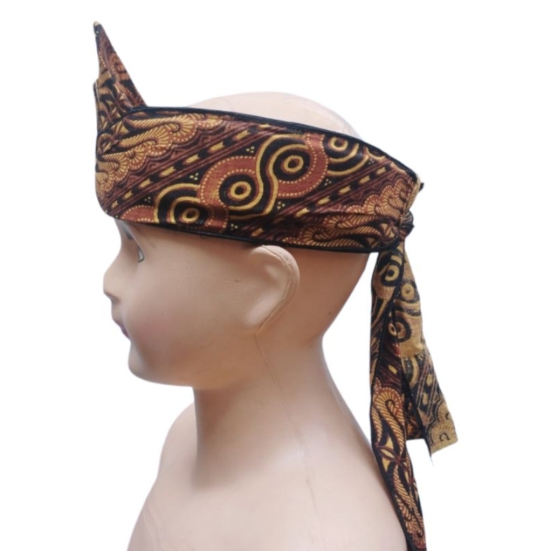 Iket sunda batik anak/iket seragam pangsi anak Sekolah TK&amp;SD /udeng/totopong anak