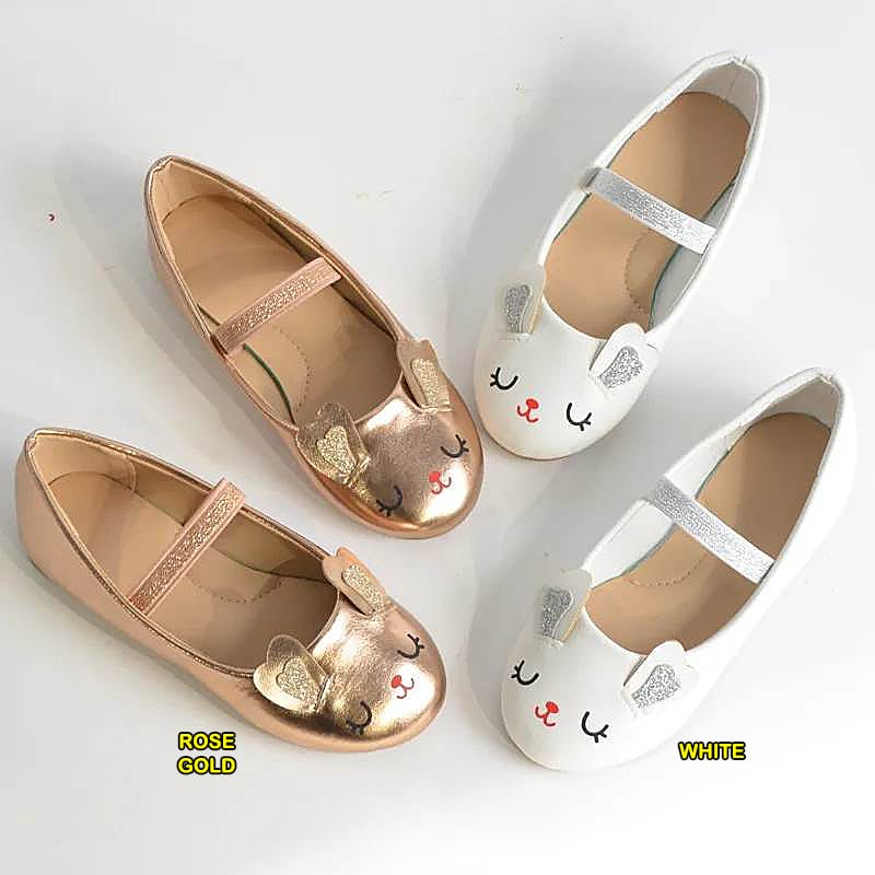 Sepatu Flat Shoes Anak Perempuan Cute Animal