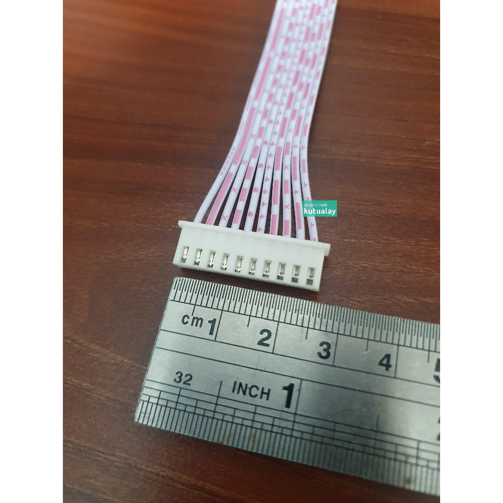 Kabel Konektor Terminal Xh2.54 Female 10cm 2.54 JST 10P Double Head