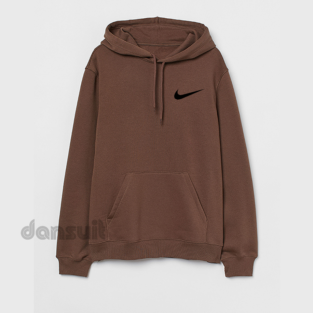 Sweater Hoodie Pria/Wanita Size M - XXXL Sweater Hoodie N*KE Basic Logo Bahan Tebal Premium