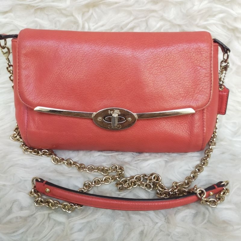 Tas wanita kulit asli Coach