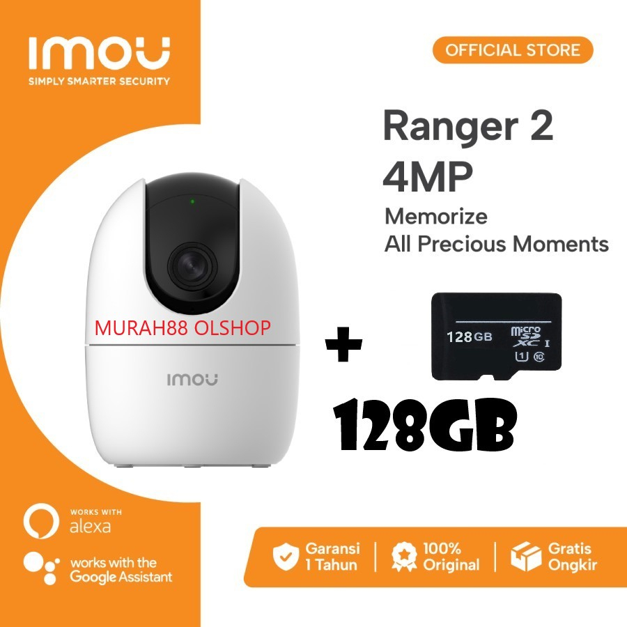 IP Camera CCTV Wi-Fi Indoor IMOU Ranger 2 Smart Tracking H.265 4MP original