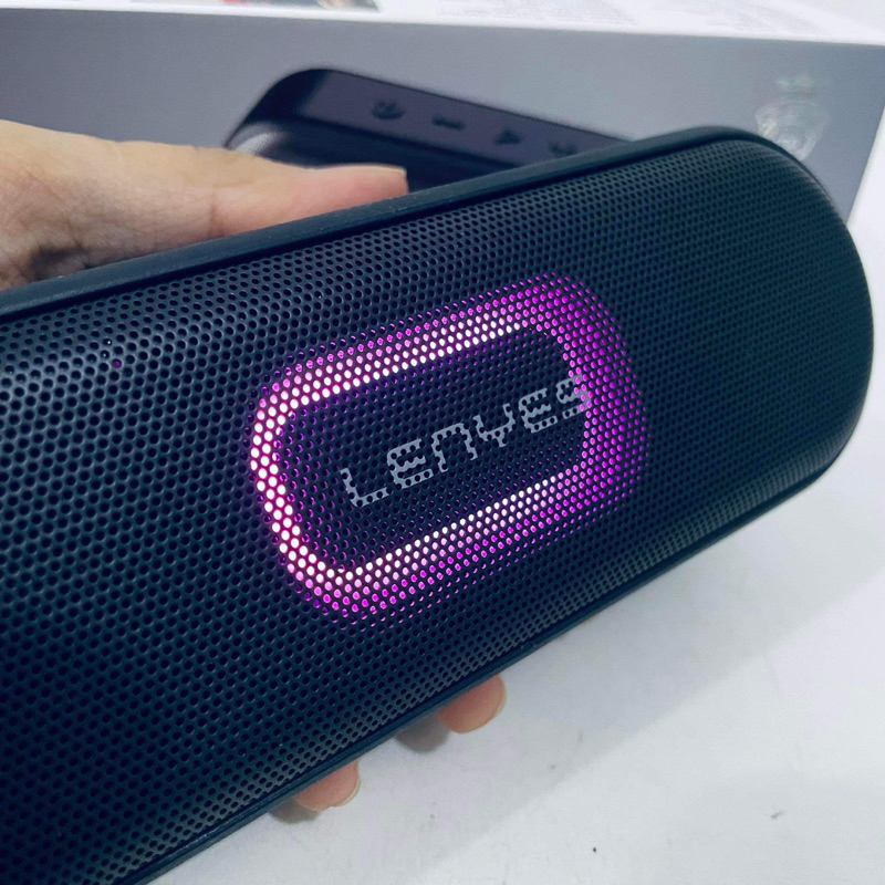 Speaker LENYES S819 20W RGB Colorfull Lights Waterproof ipx6 Wireless Bluetooth 5.0 hifi Stereo Portable Speaker TWS Original