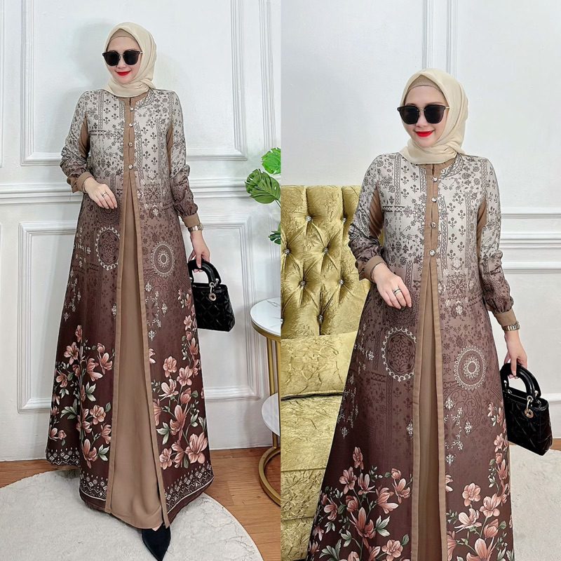 Gamis adisha terbaru /  not zulfa / hikmat kw /  abaya dress /  gamis abaya / not Rianti / not nazwa