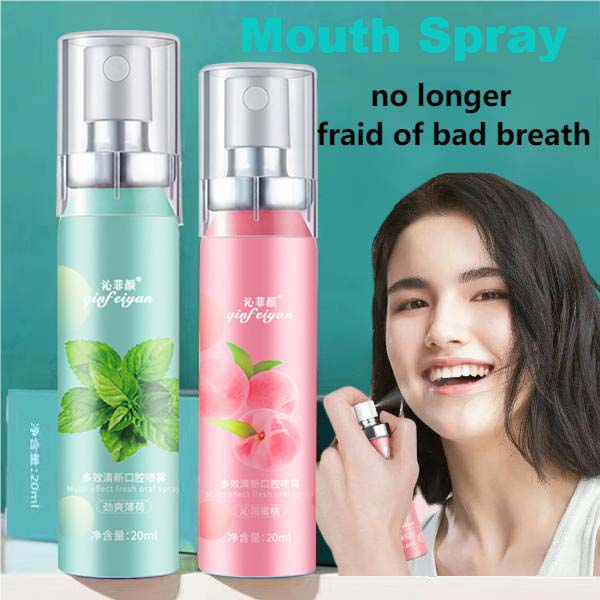 Spray Mouth Refreshing 20ml Parfum Mulut / Mouth Freshener / Pengharum Mulut / Penyegar Mulut / Mouth Spray Freshener Lasting Portable Breath Spray