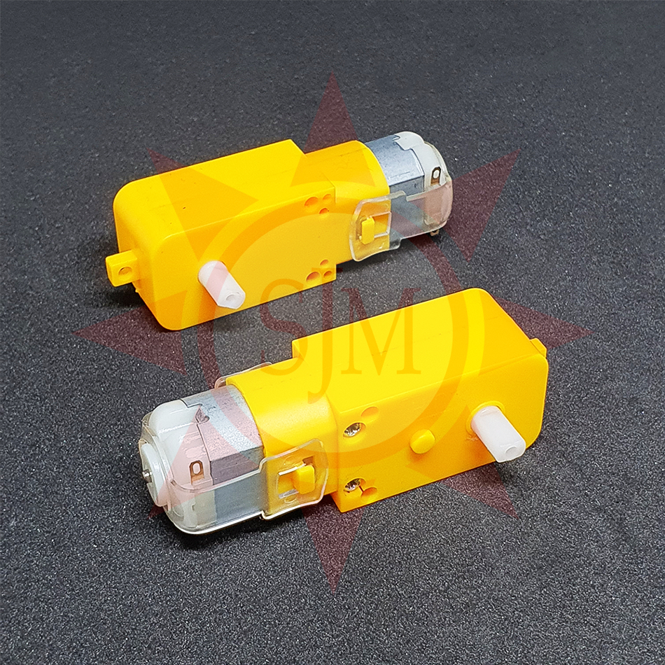 Dinamo Motor Gearbox Kuning DC 3-6V Smart Car Gear
