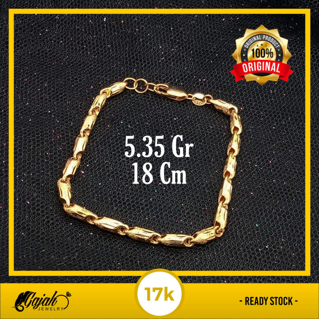 Gelang Emas 17K - 5.35 Gr Kadar 750 - 5163