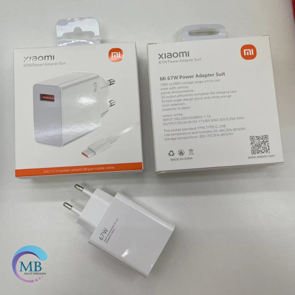 Charger Cashan tc ORIGINAL 100% XIAOMI 67W TURBO CHARGER Redmi note9 9pro 10 10 prO 11 11 pro 12 12 pro 9a 9c 9 10 10a 10c 12c 11 Poco F4 X3 MB5018