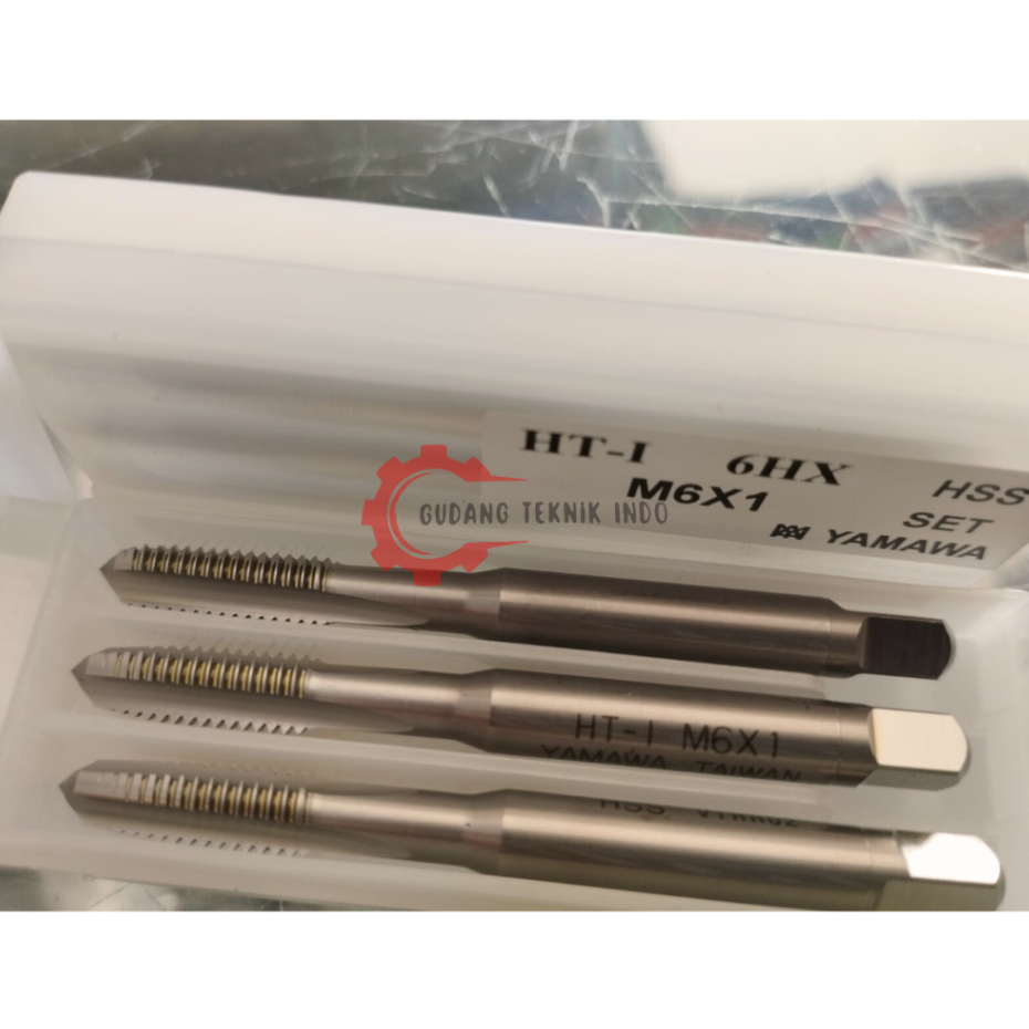 YAMAWA Hand Tap HSS Set M6 x 1 / Hand Tap M6 x 1 YAMAWA HSS Set