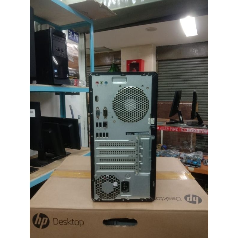 PC HP 280 G4 MT I5 GENERASI 9 RAM 16 GB SSD 256 GB LENGKAP BOX SIAP PAKAI